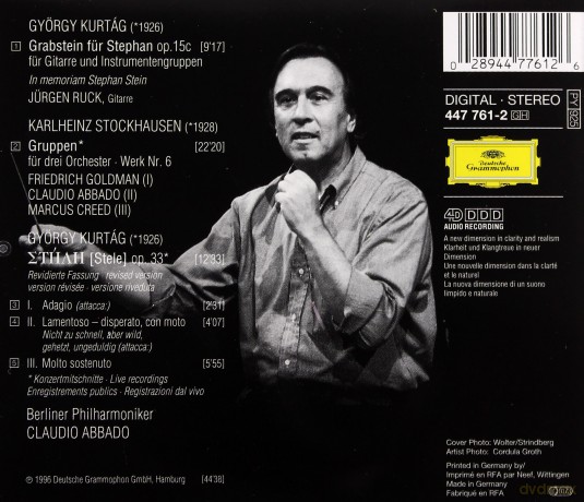 Abbado: Stockhausen,Kurtag [CD]