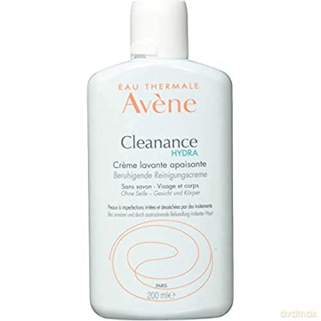 Avne Soothing cream wash without soap to dry and irritated skin Clean ance (Soothing Clean sing Cream) 200 ml
