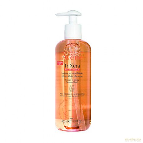 Avne TriXera shower gel for very dry and sensitive skin (Nutri-Fluid Clean ser) 400 ml