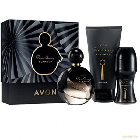 Avon Far Away Glamor body care gift set