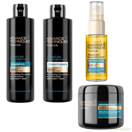 Avon Nourishing hair mask with argan and coconut oil (Treatment Mask) 375 ml
