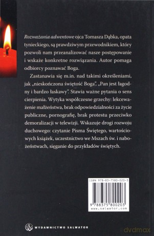 Rozważania Adwentowe - Tomasz Maria Dąbek Osb [KSIĄŻKA]