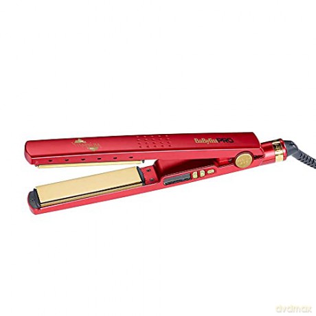 BaByliss PRO BaByliss Pro Titanium-Ionic hair straightener red