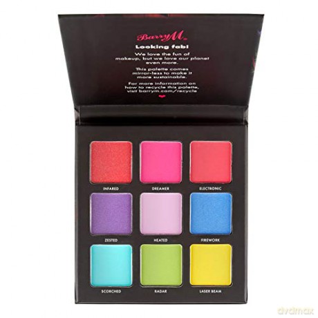 Barry M (Eyeshadow Palette) Neon Brights (Eyeshadow Palette) 9 x 1.4 g