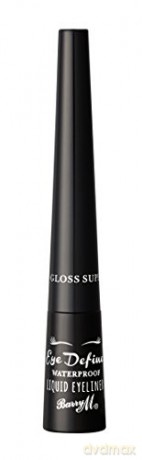 Barry M (Waterproof Liquid Eyliner) 2 ml - Shade: Super Gloss Black
