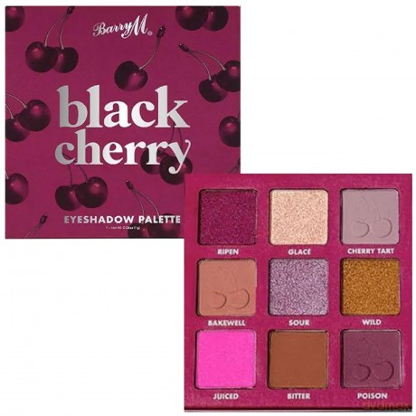 Barry M Black Cherry (Eyeshadow Palette) 9 x 1 g