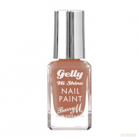 Barry M Gelly Hi Shine (Nail Paint) 10 ml - Shade: Café au Lait