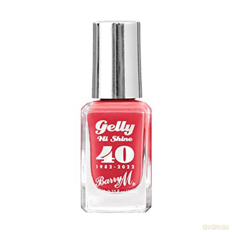Barry M Gelly nail polish (Nail Paint) 10 ml - Shade: Red Velvet