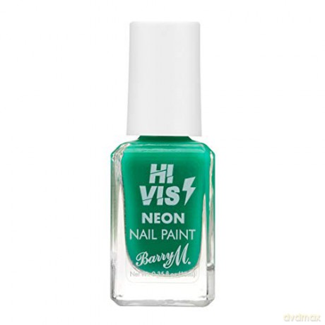 Barry M Hi Vis nail polish (Nail Paint) 10 ml - Shade: Green Light