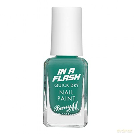Barry M In A Flash Quick Dry (Nail Paint) 10 ml - Shade: Teal Rush
