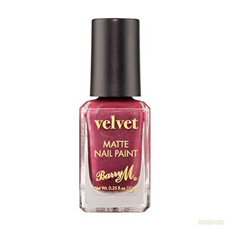 Barry M Velvet Matte (Nail Paint) 10 ml - Shade: Crimson Couture