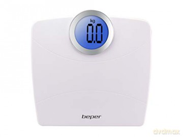 Beper Digital scale with round display 40 811 180 kg, white