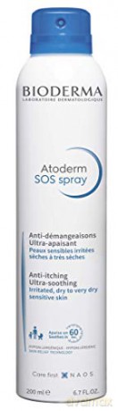 Bioderma (Anti-Itching Ultra -Soothing) Atoderm SOS Spray - Volume: 200 ml