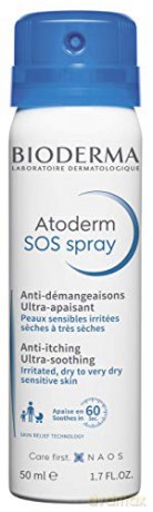 Bioderma (Anti-Itching Ultra -Soothing) Atoderm SOS Spray - Volume: 50 ml
