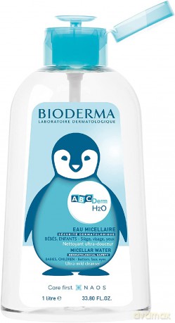 Bioderma Micellar water for baby´s sensitive skin ABCDerm (H2O Micelli Solution) 1000 ml