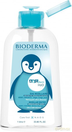 Bioderma Micellar water for baby´s sensitive skin ABCDerm (H2O Micelli Solution) 1000 ml