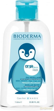 Bioderma Micellar water for baby´s sensitive skin ABCDerm (H2O Micelli Solution) 1000 ml