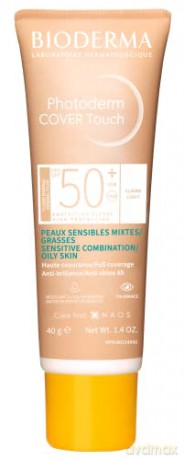 Bioderma Mineral make-up for sensitive combination to oily skin Photoderm Cover Touch SPF 50+ 40 g - Shade: Light