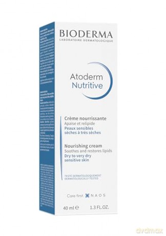 Bioderma Nourishing soothing cream for dry face skin Atoderm Nutritive (High Nutrition Cream) 40 ml