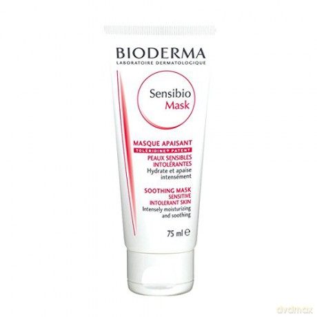 Bioderma Soothing moisturizing mask for sensitive skin Sensibio (Soothing Mask) 75 ml