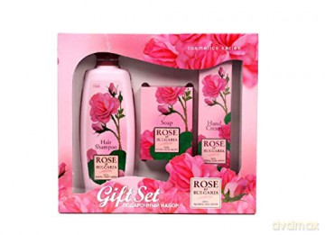 BioFresh Gift set of shampoo, natural soap and hand cream Rose of Bulgaria