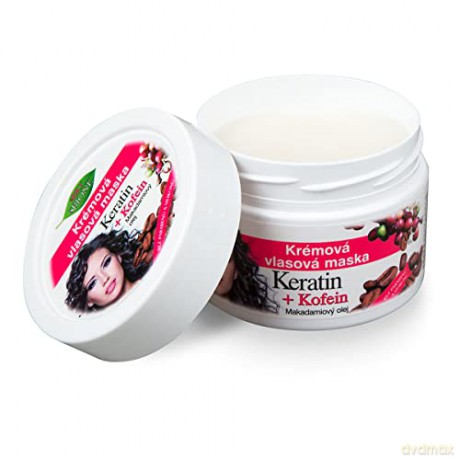 Bione Cosmetics Cream Hair Mask Keratin + Kofein 260 ml