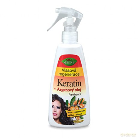 Bione Cosmetics Hair regeneration Keratin + Argan oil with panthenol 260 ml