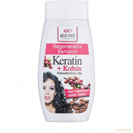 Bione Cosmetics Keratin + Kofein Regenerative Shampoo Keratin + Kofein 260 ml