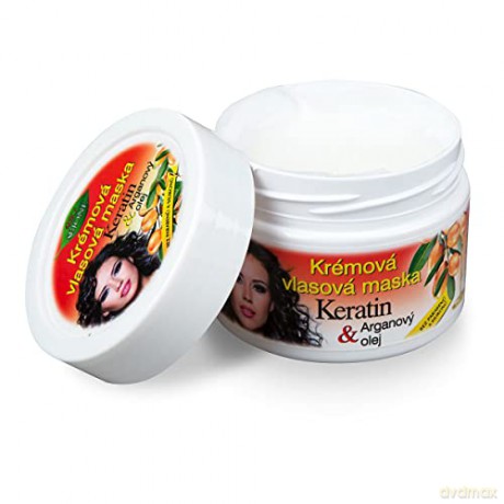 Bione Cosmetics Keratin cream hair mask + Argan oil 260 ml