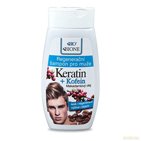 Bione Cosmetics Regenerating shampoo for men Keratin + Kofein 260 ml