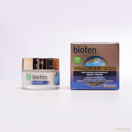 bioten Hyaluronic Gold Filling Night Cream 50 ml (Replumping Antiwrinkle Night Cream)