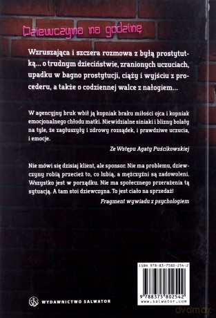 Dziewczyna Na Godzinę Rozmowa Z Byłą Prostytutką - Wanda Mokrzycka [KSIĄŻKA]