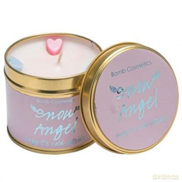 Bomb Cosmetics Candle in a tin can Snow Angel