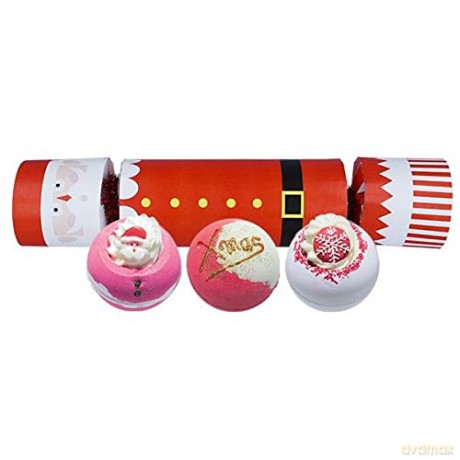 Bomb Cosmetics Gift set of sparkling balls for the bath Father Christmas 3 pcs