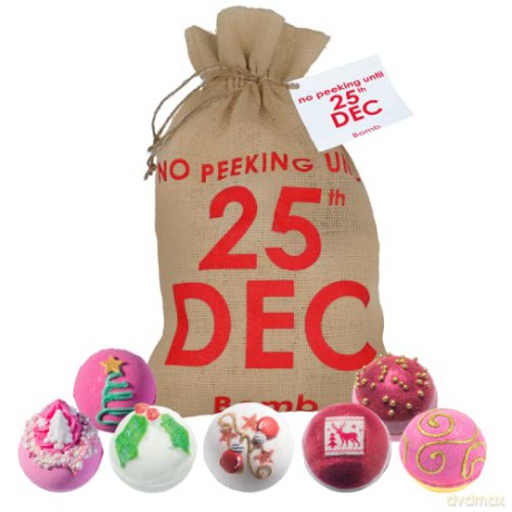 Bomb Cosmetics Gift set of sparkling bath balls 25th of December 7 pcs