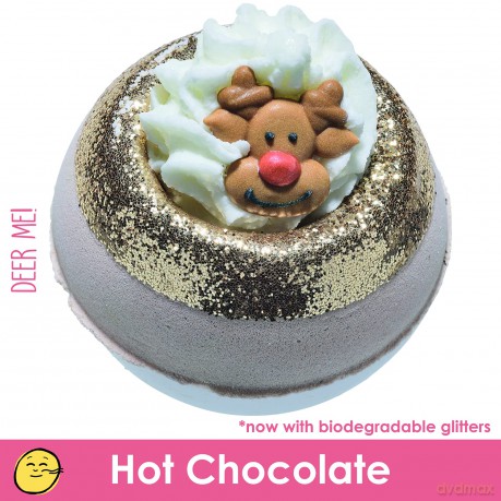 Bomb Cosmetics Gift set of sparkling bath bombs Red Nosed Reindeer 3 pcs