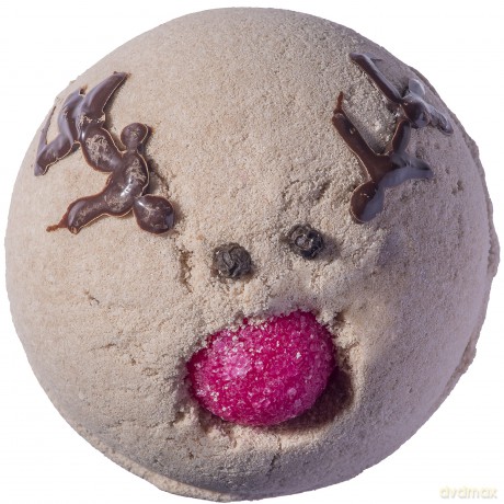 Bomb Cosmetics Gift set of sparkling bath bombs Red Nosed Reindeer 3 pcs