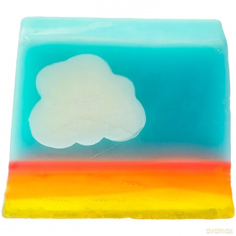 Bomb Cosmetics Handmade glycerine soap (Soap Mrs. Blue Sky) 100 g