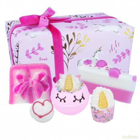 Bomb Cosmetics Unicorn Sparkle bath gift set