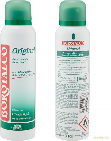 Borotalco Original Deodorant Spray 150 ml