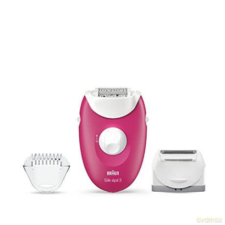 Braun Silk Epilator - Epil 3-410 Ruby