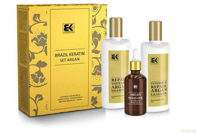 Brazil Keratin Gift set for dry and damaged hair Argan