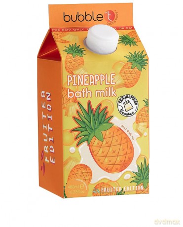 Bubble T Cosmetics Bath Milk Pineapple (Bath Milk) 480 ml