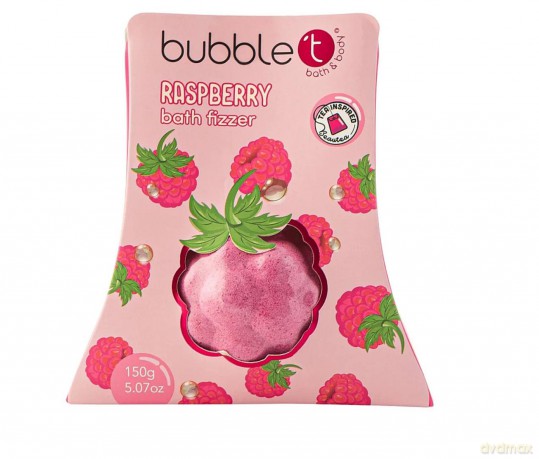 Bubble T Cosmetics Sparkling bath bomb Raspberry (Bath Fizzer) 150 g