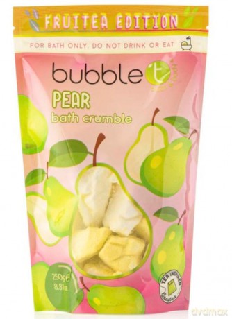 Bubble T Cosmetics Sparkling pieces for bath Pear (Bath Crumble) 250 g
