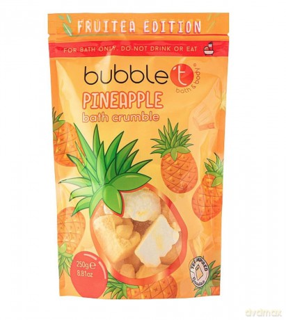 Bubble T Cosmetics Sparkling pieces for bath Pineapple (Bath Crumble) 250 g