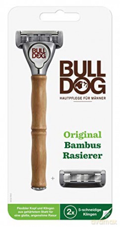 Bulldog Original Bamboo shaver + 2 spare heads