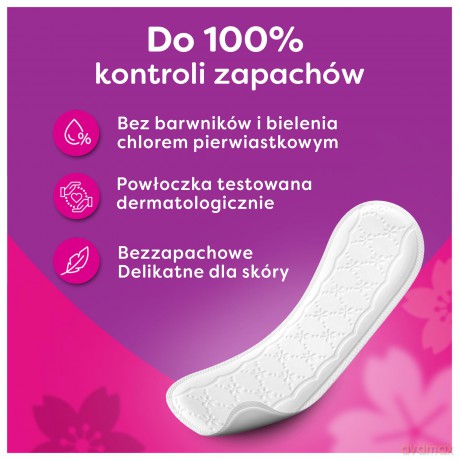 Carefree Slip pads Plus Large delicate scent - Variant: 64 ks
