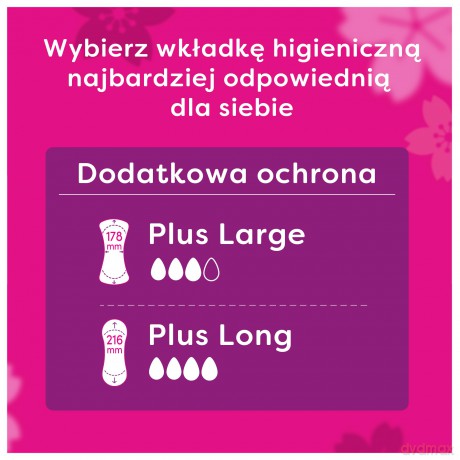 Carefree Slip pads Plus Large delicate scent - Variant: 64 ks