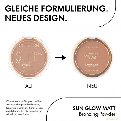 Catrice Sun Glow (Matt Bronzing Powder) 9.5 g - Shade: 030